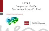 UF 3.1 Programación De Comunicaciones En Red - Teoria de... · Conceptos básicos – Computación distribuida – Comunicación entre aplicaciones 2. Protocolos de Comunicaciones