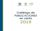Catálogo de PUBLICACIONES en venta 2019 - CICY.mx€¦ · Farmacopea Vegetal Caribeña. Tercera edición ampliada y actualizada. TRAMIL, Centro de Investigación Científica de Yucatán,