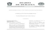 DIARIO DE DEBATES€¦ · LVII Legislatura del Estado de México Diario de Debates Tomo XIII Sesión No. 80 248 Septiembre 20 de 2010 2.- La Presidencia formula la declaración de