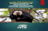 Presentación de PowerPoint€¦ · de los Monos. Visitaremos los focos de tráfico ilegal de fauna silvestre (mercado de Belén) Censaremos la poblacional de la Isla Evaluaremos