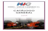 CATÁLOGO GENERAL - Hidro-Vapor Canarias, S.L. · - De ejecución Horizontal o vertical, de tres pasos de humos y de alta eficiencia térmica. - Potencia: 100 kW hasta 15.000 kW -