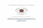VICERRECTORADO DE CALIDADgeografiaehistoria.ucm.es/data/cont/media/www/pag-69925/... · 2017-01-25 · 4 Modelo de memoria anual de seguimiento de los títulos- Versión 4.2 Oficina