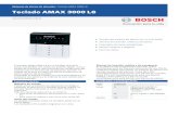 Teclado AMAX 3000 L8 · 2019-09-07 · Sistemas de alarma de intrusión | Teclado AMAX 3000 L8 Teclado AMAX 3000 L8 u Armado del sistema de alarma con un solo botón u Alarmas de
