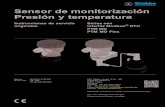 Sensor de monitorización Presión y temperatura · Sensor de monitorización Presión y temperatura Instrucciones de servicio originales Series con interfaz Modbus® RTU PTM MD PTM