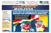 Inauguran carretera 4.587 días de Gobierno del presidente …comunicacion.gob.bo/sites/default/files/media... · 2018-08-20 · 4.587 días de Gobierno del presidente Morales con