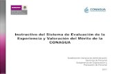 Presentación de PowerPointftp.conagua.gob.mx/Experiencia/Instructivo_Sist_Exp_Mer.pdf · correspondientes, sujetando su presentación a la aprobación de la Revisión y Cotejo de