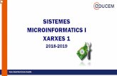 SISTEMES MICROINFORMATICS I XARXES 1 · 2018-09-26 · Tutor: David Porti / Enric Amatllé SISTEMES MICROINFORMATICS I XARXES 1 2018-2019 \