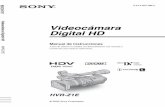 Videocámara Digital HD - USCwebspersoais.usc.es/export9/sites/persoais/persoais/ruben.garcia/... · La videocámara puede grabar en los formatos HDV, DVCAM y DV. Si graba en formato
