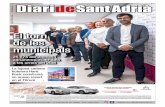 Exemplar gratuït Núm. 418 - Maig de 2019 - Diari de Sant ... · 2 REPORTATGE Manel Expósito Núm. 418 Maig de 2019 Manel Expósito 3 Candidats a l’alcaldia de Sant Adrià / @msubirats