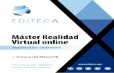 Máster Realidad Virtual online...03 Introducción Fundadores de isostopy y Docentes Máster VR Fernando Gómez y Javier Escorihuela Os queremos presentar el Máster que va a revolucionar