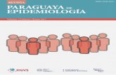revista ISSN: 2310-5313 Paraguaya ePidemiologíavigisalud.gov.py/files/img/revista/slider/RevistaV01.pdf• Dra. anDrea ojeDa • Dra. Martha von horoch • Dra. sixta BoGaDo REVISORES