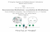 Neurociencias Meditativas : La práctica de Mindfulness · 2015-10-14 · Programa de Manejo y Reducción de Estrés – MBSR-del Dr. Jon Kabat-Zinn Centro Médico de la Universidad