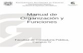 Manual de Organización y Funcionestransparencia2016.unach.mx/images/.../contaduria... · el L.S.C Fernando Fanor Correa De la Torre el cual obtuvo en título mediante la opción