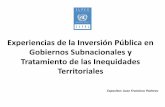Sistemas de Inversión Pública y Descentralización• Inversión Publica y Privada en América Latina y otros Países • Conclusiones y Recomendaciones . Contexto Desarrollo Regional