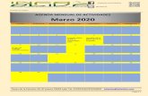 AGENDA MENSUAL DE ACTIVIDADES Marzo 2020 · demostró que una Dieta Mediterránea suplementada con aceite de oliva virgen extra ayuda a reducir en un 30% el riesgo de diabetes gestacional