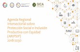 Agenda Regional Intersectorial sobre Protección Social e … · Acuerdo regional por el Eje Social de los ODS. Formación de la Alianza de las Secretarías e Instancias del Subsistema