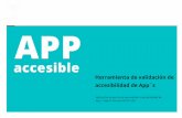 Herramienta de accesibilidad de app's para un …openaccess.uoc.edu/webapps/o2/bitstream/10609/80425/10...Herramienta de validación de accesibilidad de App's Aplicación de escritorio