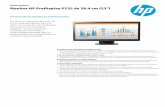 PSG EMEA Commercial Monitor 2014 Datasheet · 2016-09-08 · Optimice el uso de las pantallas y su productividad con una configuración de dos monitores gracias al adaptador de gráficos