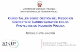 Presentación de PowerPoint - MEF | Gobierno del Perú · 2016-09-26 · LA GESTIÓN DEL RIESGO EN LA EVALUACIÓN. EVALUACIÓN DE LA RENTABILIDAD SOCIAL DE LAS MRR. Costos para la