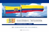 LOGROS GABINETE BINAL COL ECUADOR - Cancillería · 2018-02-15 · LOGROS 2012 – 2017 • Entre 2012 y 2017 se desarrollaron 14 Jornadas Binacionales de Apoyo al Desarrollo, en