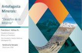 Presentación de PowerPoint - Antofagasta Minerals...2018/06/18  · Desarrollo histórico, presente y futuro: crecimiento exponencial y permanente UNA MIRADA AL GRUPO ANTOFAGASTA