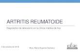 Artritis reumatoide - Inicio€¦ · DEFINICIÓN •La artritis reumatoidea (AR) es una enfermedad inflamatoria, crónica y autoinmune de etiología desconocida. •Su principal órgano