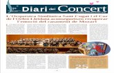 Diari del Concert · 2017-07-23 · el 19 de novembre al Teatre-Auditori Sant Cugat, amb un repertori format pel Doble ... és una de les més grans composicions sacres de Wolfgang