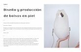 Diseño y producción de bolsos en piel - Escuela de Arte ...eacadiz.com/wp-content/uploads/2020/01/Dossier-taller-1.pdf · de bolsos en piel . Índice de contenidos Las fases del