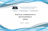 REGLAMENTO INTERNO (RI) · 2019-12-04 · Artículo 1º APROBAR el Reglamento Interno de la I.E. “Santísimo Jesús” El mismo que tendrá vigencia a partir del año 2019 al 2021