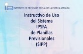 Presentación de PowerPoint - IPSFA SIPP.pdf · 2019-07-05 · Para modificar el salario a un empleado, de doble clic sobre el registro deseado, a continuación debe dar clic en el