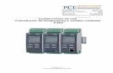 Instrucciones de uso Transductor de temperatura y señales … · 2019-05-23 · INSTRUCCIONES DE USO 4 1. Aplicación. El transductor P30U programable ha sido diseñado para convertir