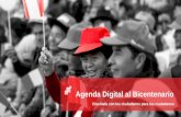 Agenda Digital al Bicentenario · 2020-05-28 · Agenda Digital al Bicentenario. CONTENIDO • CONTEXTO • SITUACIÓN ACTUAL ... Ica Tacna Tumbes La Libertad Lima región Lambayeque