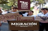 MIGRACIÓN - WordPress.com · conmemoración del Día Internacional del Migrante. Actualmente, más de 232 millones de personas se encuentran en países diferentes al suyo, en busca