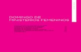 DOMINGO DE MINISTERIOS FEMENINOS · canción congregacional «Jubilosos te adoramos» oraciones de alabanza y agradecimiento de la congregación ... tan concentrados en nuestra propia
