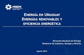 ENERGÍA EN URUGUAY ENERGÍAS RENOVABLES Y EFICIENCIA …€¦ · ENERGÍA EN URUGUAY ENERGÍAS RENOVABLES Y EFICIENCIA ENERGÉTICA ¿QUÉ ES LA ENERGÍA? La energía es la capacidad