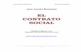 EL CONTRATO SOCIAL - labibliotecadedm.000webhostapp.com · contrato social (1762), obra proscrita en Francia y finalmente, Emile, texto publicado en 24 de mayo de 1762 y condenado