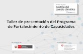 Presentación de PowerPoint · aprendizaje de temas relacionados a la Gestión del Cambio Climático 2. Promover el involucramiento de actores relevantes en las regiones de Arequipa