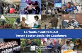 La Taula d’entitats del Tercer Sector Social de …Taula del Tercer Sector Social Barcelona ciutat: 1.024 Àrea de Barcelona: 865 Alt Pirineu i Aran: 36 Camp de Tarragona: 205 Terres