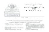 PARLAMENTO DE Fascículo I CANARIAS · Núm. 31 Fascículo I / 4 26 de enero de 2007 Boletín Oficial del Parlamento de Canarias comprobación, por delegación del Parlamento de Canarias,
