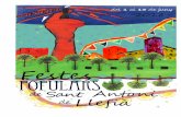 Festes Populars Sant Antoni 2018 - Llefi@net Xarxa …...A càrrec de la seva autora, Anna Domínguez, a la biblioteca de Llefià Xavier Soto. 18:00 Entrega de premis del 53 Concurs