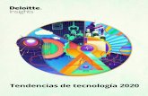 Tendencias de tecnología 2020 - Deloitte US€¦ · software Plataformas autónomas Arquitectura inevitable Tecnología de reingeniería Conectividad ... por encontrar un camino
