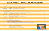 McKinley Mini-Messenger...McKinley Mini-Messenger Octubre 23, 2019 – Noviembre 01, 2019 Octubre 23 6:00pm Reunión de elenco de la Casa Embrujada @ Auditorio Octubre 25 8:45am Desfile