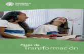 Transformación - Comunidades de Aprendizaje · 2 | COMUNIDADES DE APRENDIZAJE ¡Hola, Educador! En este cuaderno encontrará la información básica sobre las fases de transformación
