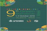 9th Green Standards Week Valènciaccii.es/images/2019/09/Info9th-green-standards-week-ITU... · 2019-09-23 · Sostenible y la protección del medio ambiente ha permitido que nuestra