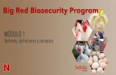 MÓDULO 1 - bigredbiosecurity.unl.edu · MÓDULO 1 Términos, definiciones. y conceptos Big Red Biosecurity Program. Descripción del módulo 1 En este módulo se presentaran los