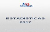 ESTADÍSTICAS - Senadis 2017.pdf · 1 secretarÍa nacional de discapacidad (senadis) direcciÓn nacional de polÍticas sectoriales para las personas con discapacidad departamento