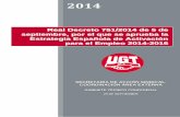 2014 - UGTportal.ugt.org/actualidad/2014/octubre/boletin19/b19-is-06.pdf · que se aprobó la estrategia española de Empleo 2012-2014. Además de lo anterior, la Estrategia incluye