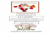 La Lastrilla - CRA LOS ALMENDROScra-losalmendros.centros.educa.jcyl.es/sitio/upload/A3... · 2017-12-05 · ¡Festival de Navidad! La Lastrilla EDUCACIÓN INFANTIL VIERNES 22 EDUCACIÓN