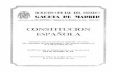 CONSTITUCION ESPAÑOLA - BOE.es · lables que le son inherentes, el libre desarrollo de la personalidad, el respeto a la ley y a los derechos de los demú son fundamento del orden