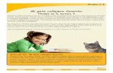 Mi gato callejero favorito - WordPress.com · Mi gato callejero favorito: Fluidez en la lectura 3 Cuando los niños empiezan a leer por si mismos, ellos necesitan mucha práctica